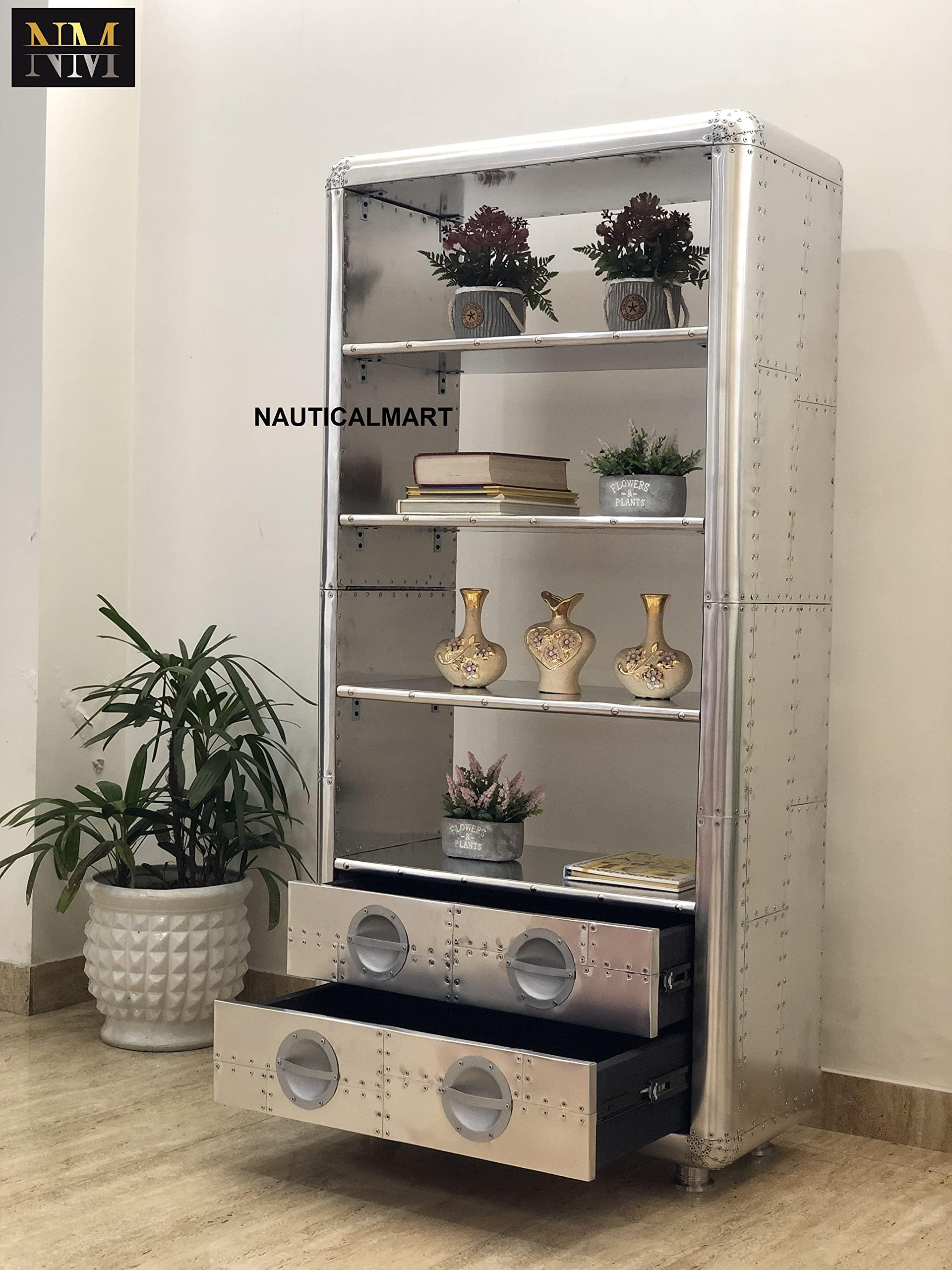 Amazon｜NauticalMart アールデコ ヴィンテージ フライヤー家具